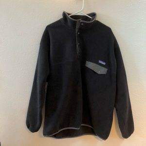 Mens Black Synchilla Pullover
